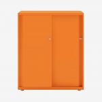 Bisley Glide with plain doors Bisley Orange