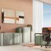 Bisley Glide with plain doors Yellow