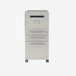 Bisley Bite 3 drawers Goose Grey 3 Drawer