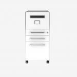 Bisley Bite 3 drawers Traffic White 3 Drawer
