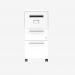 Bisley Bite 2 drawers Traffic White 2 Drawer