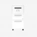 Bisley Bite 2 drawers Traffic White 2 Drawer