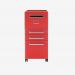 Bisley Bite 3 drawers Cardinal Red 3 Drawer