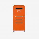Bisley Bite 3 drawers Bisley Orange 3 Drawer