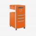 Bisley Bite 3 drawers Bisley Orange 3 Drawer