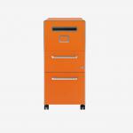 Bisley Bite 2 drawers Bisley Orange 2 Drawer