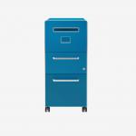 Bisley Bite 2 drawers Azure 2 Drawer