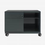 Bisley Caddy Anthracite Grey 2 Drawer