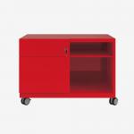 Bisley Caddy Cardinal Red 2 Drawer