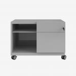 Bisley Caddy Goose Grey 2 Drawer