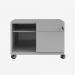 Bisley Caddy Goose Grey 2 Drawer