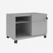 Bisley Caddy Goose Grey 2 Drawer
