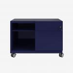 Bisley Caddy Oxford Blue 2 Drawer