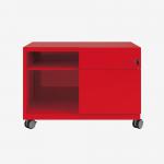 Bisley Caddy Cardinal Red 2 Drawer
