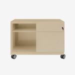Bisley Caddy Natural Canvas 2 Drawer