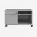Bisley Caddy Goose Grey 2 Drawer
