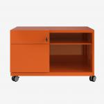 Bisley Caddy Bisley Orange 2 Drawer