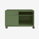 Bisley Caddy Olive Green 2 Drawer