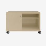 Bisley Caddy Natural Canvas 2 Drawer