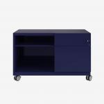 Bisley Caddy Oxford Blue 2 Drawer