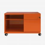 Bisley Caddy Bisley Orange 2 Drawer