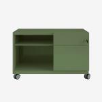 Bisley Caddy Olive Green 2 Drawer