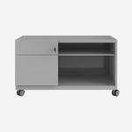 Bisley Caddy Goose Grey 2 Drawer