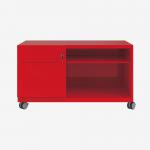 Bisley Caddy Cardinal Red 2 Drawer