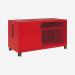 Bisley Caddy Cardinal Red 2 Drawer