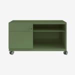 Bisley Caddy Olive Green 2 Drawer