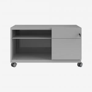 Bisley Caddy Goose Grey 2 Drawer