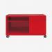 Bisley Caddy Cardinal Red 2 Drawer