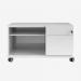 Bisley Caddy Traffic White 2 Drawer
