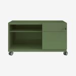 Bisley Caddy Olive Green 2 Drawer