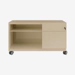 Bisley Caddy Natural Canvas 2 Drawer