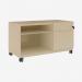 Bisley Caddy Natural Canvas 2 Drawer