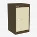 Bisley CLK Locker Cube, Slimline Coffee Cream