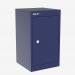 Bisley CLK Locker Cube, Slimline Oxford Blue
