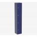 Bisley CLK Locker, Slimline Oxford Blue