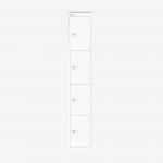 Bisley CLK Locker, Slimline Traffic White