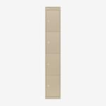 Bisley CLK Locker, Slimline Natural Canvas