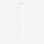 Bisley CLK Locker, Slimline Traffic White