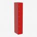Bisley CLK Locker Cardinal Red
