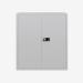 Bisley Stationery Cupboard Goose Grey