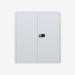 Bisley Stationery Cupboard Light Grey