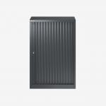 Bisley 800mm Wide EuroTambour Unit (1181mm) (2 shelves) Anthracite Grey