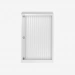 Bisley 800mm Wide EuroTambour Unit (1181mm) (2 shelves) Traffic White