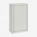 Bisley 800mm Wide EuroTambour Unit (1330mm) (3 shelves) Chalk