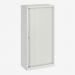 Bisley 800mm Wide EuroTambour Unit (1637mm) (3 shelves) Chalk