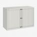 Bisley 1000mm Wide EuroTambour Unit (695mm) (1 shelf) Chalk